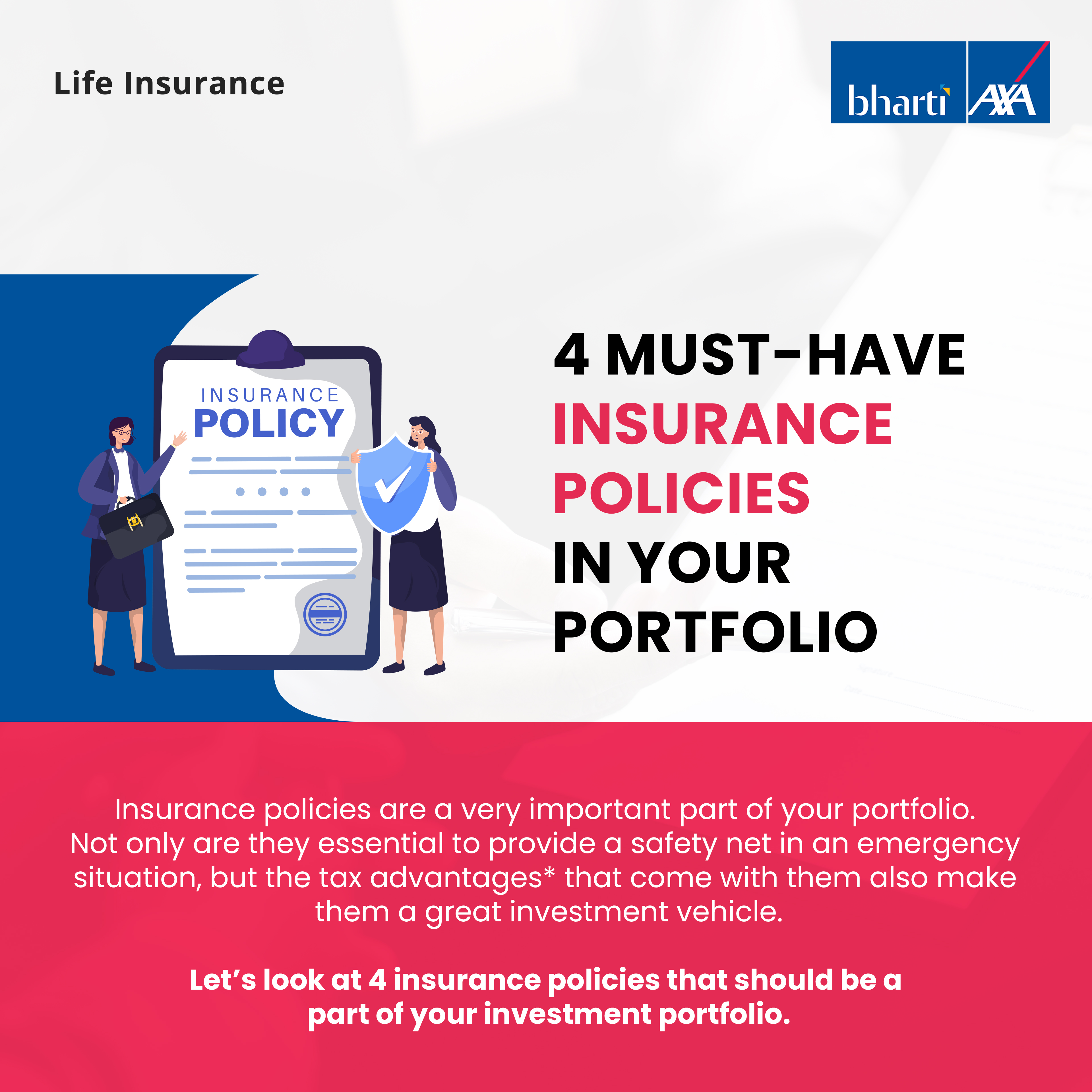 4 Must Have Insurance Policies In Your Portfolio