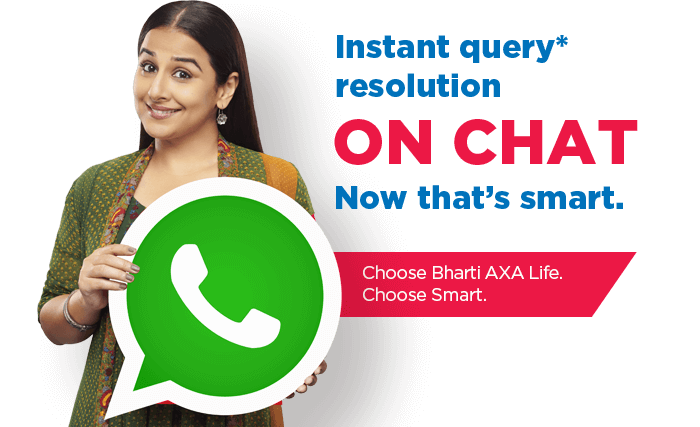 Bharti AXA Life Insurance WhatsApp Service