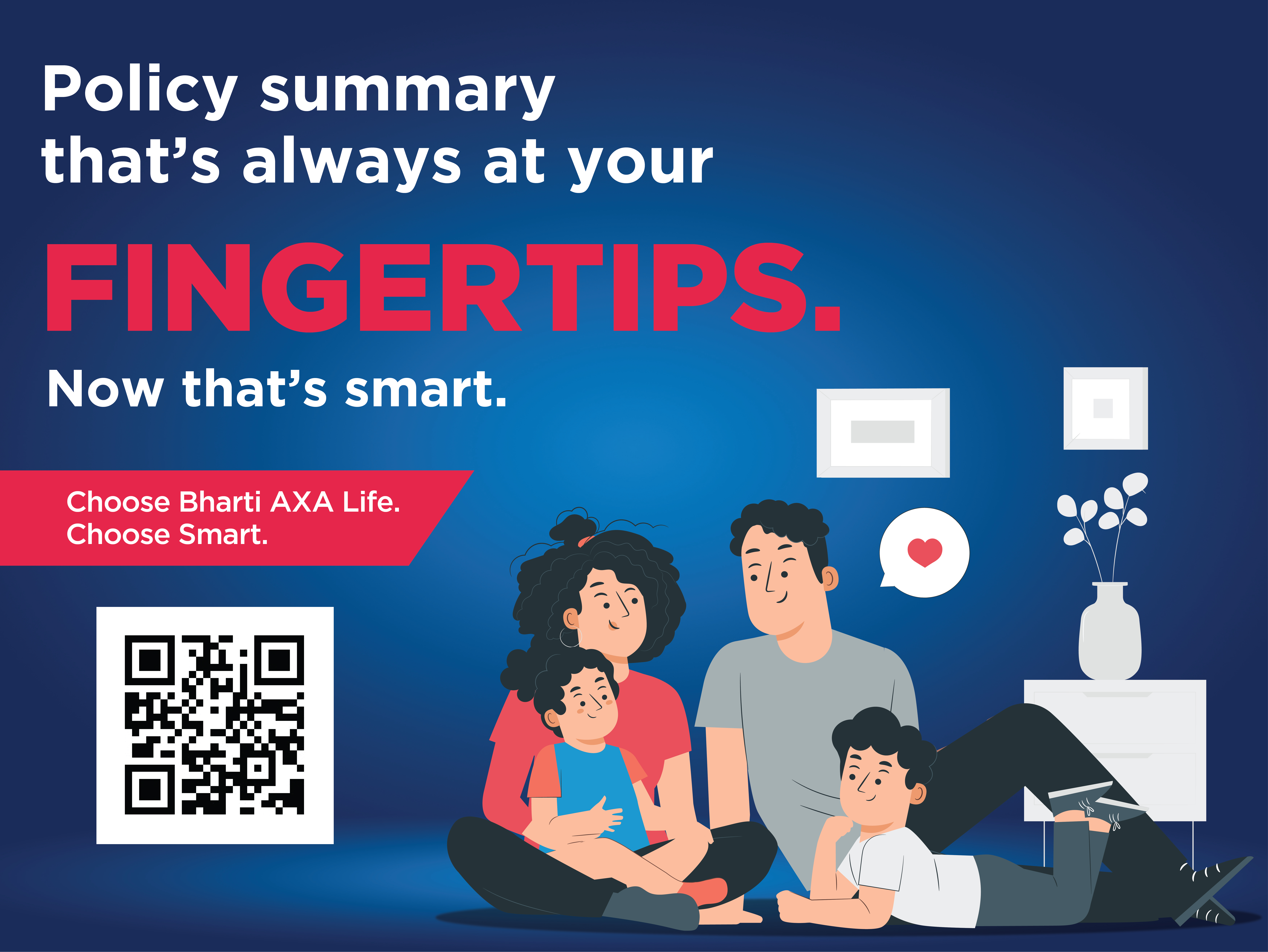 Bharti AXA Life QR Code Scanning Service